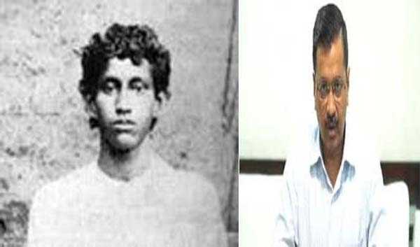 केजरीवाल ने अमर शहीद खुदीराम बोस को किया नमन